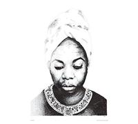 onthewall Nina Simone Poster Art Print 30x40cm