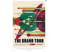 onthewall The Grand Tour, The Great Voyage Space Travel, Tourism NASA, Solar System, Planets, Rocketship Art Print Poster 50x70cm