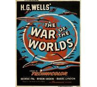 onthewall War of the worlds HG wells Movie Poster Art Print (MSP34) White, 30 x 40 cm, MSP0034d
