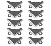 ONTRJIYG 10Pcs Mirror Corner Brackets Mirror Corner Fastening Bracket Clips Metal Corners for Fixing Bathroom Glass Hanging Pictures