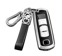 ontto 2/3/4 buttons Car Key Cover Intelligent Key Housing Fit for Mazda 2 3 5 6 8 CX3 CX4 CX5 CX7 CX9 Atenza Axela MX5 Speed3 Miata for Scion iA Fit for Toyota Yaris Key Fob,Black