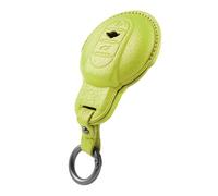 ontto 3 buttons Leather Car Key fob Cover fit for MINI Cooper F54 Clubman F55 F56 F57 F60 Countryman Convertible Hatch Smart Key case keyring Shell Key holder keychain Accessories Green