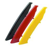 ontto 3PCS Colored Front Grille Insert Trims Clip Compatible with BMW 3-Series E90 2003-2008 Grilles Beams Bars Kidney Radiator Stripe German Flag Colours Cover Decoration Accessories (12 Beams)