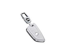 ontto 4 button Alu Key Fob Cover Keyring fit for BMW 2 3 5 6 7 8 Series X1 X2 X3 X4 X5 X6 X7 Z4 G29 G20 G32 GT G11 F39 leather Car Key Case protector keychain key Holder shell Accessories White A1