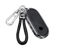 ontto 4 button Alu Key Fob Cover Keyring fit for BMW MINI One Cooper S F66 PHEV JCW Countryman Aceman 2023 2024 2025 leather Car Key Case protector keychain key Holder shell Accessories Black