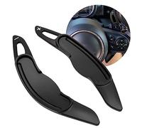 ontto Alu Alloy Car Steering Wheel Shift Paddle Shifter Extension fit for BMW Mini Cooper S JCW F54 F55 F56 F57 F60 Countryman Clubman Accessories Gear Shift Paddle 2 Pieces Black