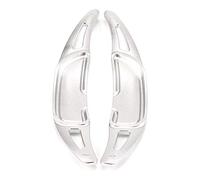 ontto Aluminium Alloy Car Steering Wheel Shift Paddles Shifter Extension fit for Mer-cedes AMG GLC63 GLC43 A45 CLA 45 C63 C43 E63 E43 GLA45 GLS63 G63 CLS63 CLS53 Paddle Shifter 2PCS Silver