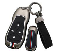 ontto Car Key Case Compatible with Xiaopeng Xpeng P7 P5 G3 G6 G9 G3i Silicone Protective Case for Key Fob 4 Buttons Car Key Cover with Keychain