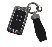 ontto Car Key Case Cover For Renault 4/5 E-Tech Clio 5 Capture Scenic Megane 4 Austral Koleos Zoe Kangoo Arkana 4 Button Structured Metal Protective Shell