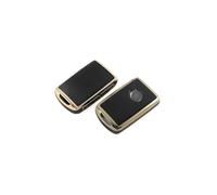 ontto Car Key Case Fits Mazda 3 Axela CX-3 CX-30 CX-50 CX-60 CX-90 MX5 CX-5 MX30 CX8 CX9 2019-2023 TPU Key Case Cover Protective Key Case Accessories 4 Button Gold Black