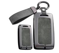 ontto Car Key Case Key Case Compatible with Mazda 2 3 6 CX-3 CX-8 CX-50 CX-60 CX-70 CX-80 CX-90 2020-2025 Key Case Metallic Key Cover Key Fob 2/3/4 Buttons, B Grey, 2/3/4 Tasten