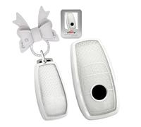 ontto Car Key Case Key Cover for Mercedes A C E S G V Class GLC CLE CLA GLB GLS W177 W205 W213 W222 X167 AMG C300 TPU Car Remote Controls Protective Cover Key Case 3 Buttons White