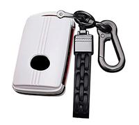 ontto Car Key Case Suitable for Mazda 3 Axela CX-3 CX-30 CX-50 CX-60 CX-90 MX5 CX-5 MX30 CX8 CX9 Plastic Protective Cover Key Fob Key Case 2/3/4 Buttons White