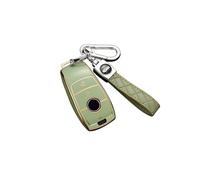 ontto Car key fob cover Fit for Mercedes Benz C-class C180 C220 E S Class A220 W213 E200 E300 E220 E63S GLE 350 E43 AMG Smart Key case TPU Silicone Key Shell Key Holder keychain Accessories Green