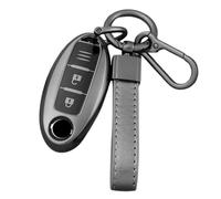 ontto car key fob cover fit for Nissan Juke qashqai Leaf x trail Rogue Sentra Pathfinder Frontier Maxima Titan Murano key holder TPU Shell case keyring keychain auto styling Accessories 3 buttons B2