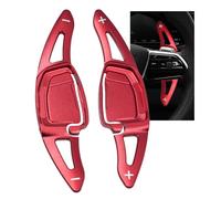 ontto Car Steering Wheel Shift Paddle Shifter Extension fit for Audi RS3 RS4 RS5 RS6 RS7 RS e-tron GT 2021 2022 2023 Aluminum Alloy Gear Shift Paddle 2 PCS Car Styling Accessories Red