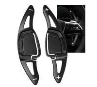 ontto Car Steering Wheel Shift Paddle Shifter Extension fit for Audi RS3 RS4 RS5 RS6 RS7 RS e-tron GT 2021 2022 2023 Aluminum Alloy Gear Shift Paddle 2 PCS Car Styling Accessories Black