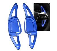 ontto Car Steering Wheel Shift Paddle Shifter Extension fit for Audi RS3 RS4 RS5 RS6 RS7 RS e-tron GT 2021 2022 2023 Aluminum Alloy Gear Shift Paddle 2 PCS Car Styling Accessories Blue