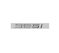 ontto Chrome Silver ABS Car Number Letters Word Boot Rear Emblem Badge Sticker Letter Trunk Cover for 3 Series 318i 320i 323i 325i 328d Decoration Accessories Sticker