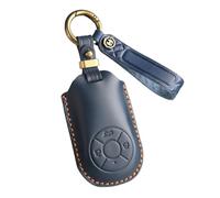 ontto Cowhide Car key cover fit for GWM Great Wall ORA R1 R2 Funky Cat Good Cat White Cat IQ GT handmade leather key case holder keyring key chain Smart Key Shell Accessories