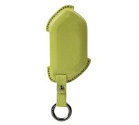ontto Goat Leather Car Key fob Cover fit for KIA EV5 EV3 EV6 GT EV9 K4 K5 Carnival Sorento Telluride 2024 2025 2026 Smart Key holder case keyring Shell keychain Accessories 4/5/6/7/8/9 buttons Green