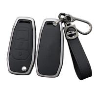 ontto Key Fob Case Compatible with Ford Ranger 2016 Flip Folding Key Remote Car Key Cover, 2-button-black