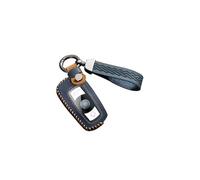 ontto Leather Car Key Case Remote Control Cover Suitable for BMW E90 E60 E70 E87 3 Series 5 Series 6 Series M3 M5 X1 X5 X6 Z4 Key Case Key Fob Protective Case Key Box 2 Blue D