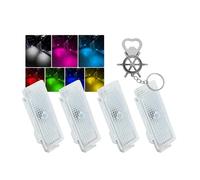 ontto Led Car Door Projector Lights 7 Colors Fit for BMW X5 E53 1999-2006 Courtesy Shadow Replacement Lamp Ambient Lighting 3 lighting Modes Upgrade 4 Pieces