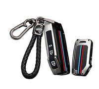 ontto Metal Car key fob cover key case Fit for Kia Pro Ceed Sportage R GT Sorento Seltos Xceed K5 Ceed 2018-2022 keyring Key Shell Holder bag keychain protector Accessories 3 button A Black