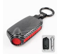 ontto Plastic Car Key fob Cover fit for Kia Stinger GT CK K9 K900 2018 2019 2020 2021 keyring accessories Remote Key case key Holder keychain 4 Buttons Carbon Red