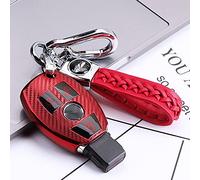 ontto Silicone Car Key Fob Cover Keyring for Mercedes CLA CLK CLS GLA GLC GLK A B C E S W203 W210 W211 3 Buttons accessories Key Case key Shell key Holder keychain Red B