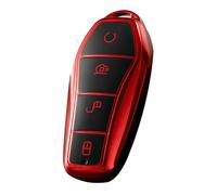 ontto TPU Car key fob case cover fit for BYD Han Ev Tang Dm Qin Plus Song Pro MAX Yuan Dolphin Atto 3 Smart Key Shell Box bag Accessories Protector Car Styling Red C
