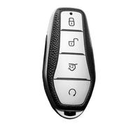 ontto TPU Car key fob case cover fit for BYD Han Ev Tang Dm Qin Plus Song Pro MAX Yuan Dolphin Atto 3 Smart Key Shell Box bag Accessories Protector Car Styling Silver D