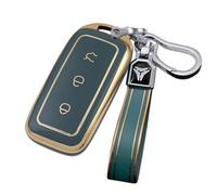 ontto TPU Car key fob cover fit for Geely EX5 Galaxy L6 L7 E8 E5 Proton e.MAS 7 2026 2025 2024 key holder Smart case Shell keyring keychain auto styling protection accessories Gold Grey 1