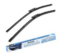 ontto Windshield Wiper Blade fit for Mercedes Benz C-CLASS W205 2013 2014 Length 22/22 inch Set of Front Wiper Blades Replacement Right hand drive All-Weather