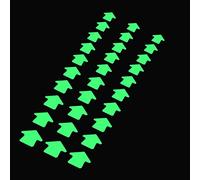 ONTWIE 2.5cm x 4cm Glow in The Dark Arrow Sticker, Glow Stickers, 100pcs | Glow Stickers for Switches, Walls, Pathways, Remote Controls, Emergency Exits