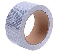 ONTWIE 2in x 16.5ft Reflective Tape, Silver Marine Safety Warning Tape Waterproof, Solas Grade Pressure Sensitive Adhesive Film for Automobile, Bike, Truck, RV