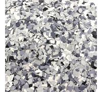 ONTWIE 900 G / 2 LB Blend Decorative Colors Chips, Garage Floor Epoxy Paint Flakes, Concrete Floor Coating Paint Chips for Garage Wall Interior and Exterior House Paint, Black, Gray-blue, Light Gray
