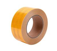 ONTWIE Self Adhesive Reflective Waterproof Tape - Industrial Marking for High Visibility, Heavy Danger Warning Safety - Yellow 33 ft