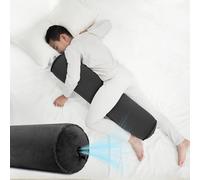 ONTYZZ Inflatable Long Body Pillow Adults Children Bolster for Hugging Sleeping Back Neck Support Side Sleeper Cuddle Round Pillow