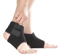 ONTYZZ Kids Ankle Bandage 1 Pair Adjustable Ankle Brace Protect Elastic Children Ankle Support for Football Basketball Cycling Running Dancing Ankle Guards Black/S
