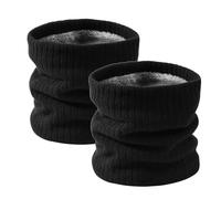 Onvavient Winter Neck Warmer Fleece Snood for Men Women, Lined Thick Neck Gaiter Face Scarf Mask, Windproof Thermal Knitted Neck Snood Scarf for Ski Running Cycling Motocycle Sports