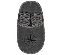 ONVAYA ABS Guest Slippers | Compass | Set of 6 | Non-Slip Sole | Slippers | Felt Slippers | Size 36-45 Guest Slippers, cream-coloured, 36/45 EU