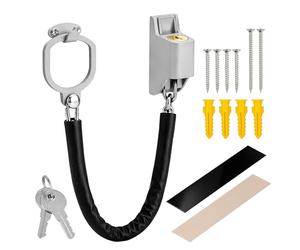 ONVAYA® door handle chain with scratch protection | door chain | security chain | door safety | WITHOUT drilling the door