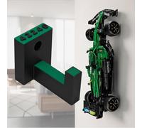 ONVEX Wall Mount for LEGO Technic Aston Martin AMR25 F1 42240 | Screws & wall plugs included｜Tool-free lift-on, lift-off design｜Durable construction｜Space-saving wall display