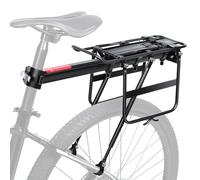 ONVIAN Rear Bike Rack, Aluminum Alloy Bike Cargo Rack, 22L Large Capacity Bicycle Basket, Foldable & Removable for Adult Bikes, 165 LB Load (No Basket)