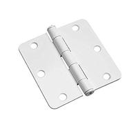 Onward 2821WB 3-1/2" Full Mortise Butt Hinge-1/4 Radius, White