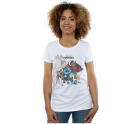 Onward Character Collage Cotton T-Shirt Disney White M