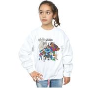 Onward Character Collage Sweatshirt Disney White 9 Years