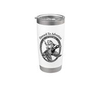 Onward to Adventure Frog Riding Duck Fantasy Warrior Art Stainless Steel Insulated Tumbler